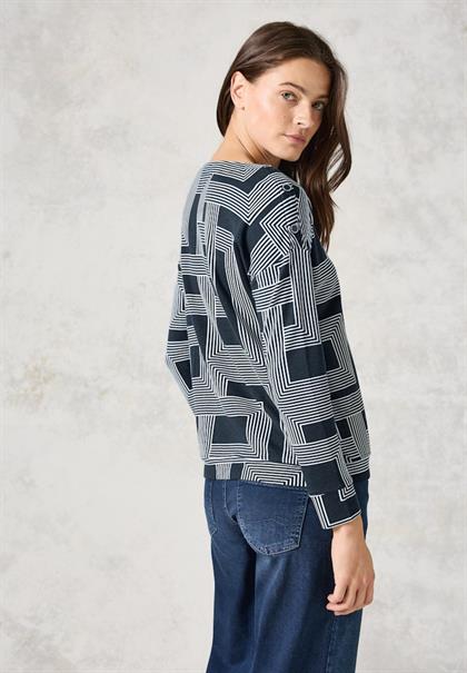 Leichtes Sweatshirt deep petrol