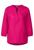 Leinen-Baumwolle-Mix Bluse oasis pink