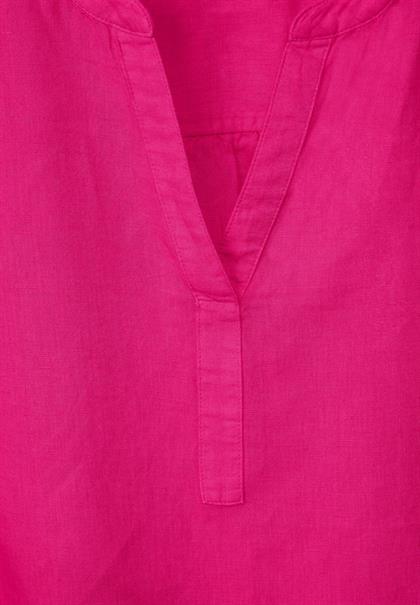 Leinen-Baumwolle-Mix Bluse oasis pink