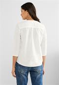 Leinen-Baumwolle-Mix Bluse off white