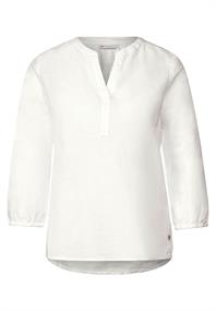 Leinen-Baumwolle-Mix Bluse off white