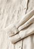 Leinen-Hemdbluse moonstone sand