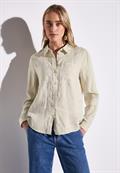 Leinen-Hemdbluse moonstone sand