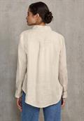 Leinen-Hemdbluse moonstone sand