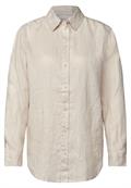 Leinen-Hemdbluse moonstone sand
