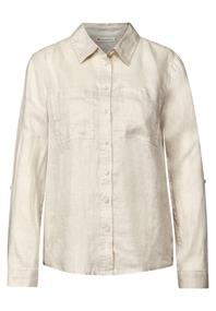 Leinen-Hemdbluse moonstone sand
