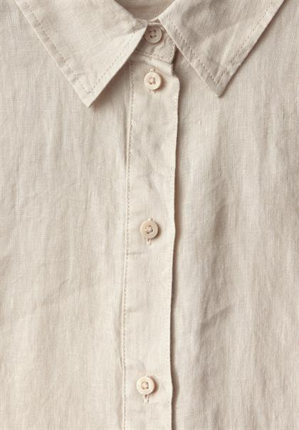 Leinen-Hemdbluse moonstone sand