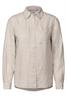Leinen-Hemdbluse pumice beige