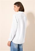 Leinen-Hemdbluse white