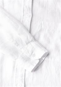 Leinen-Hemdbluse white