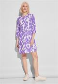 Leinen Kleid mit Print smell of lavender