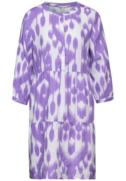 Leinen Kleid mit Print smell of lavender