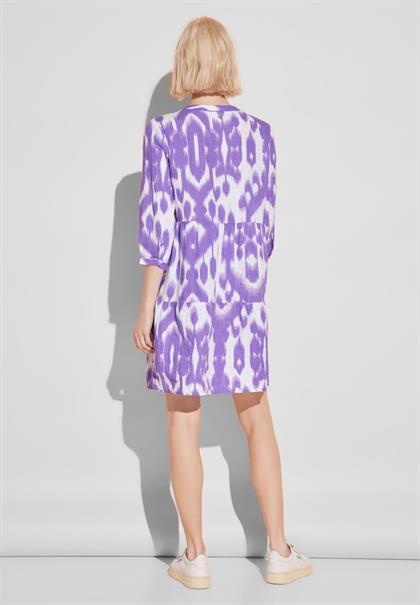 Leinen Kleid mit Print smell of lavender