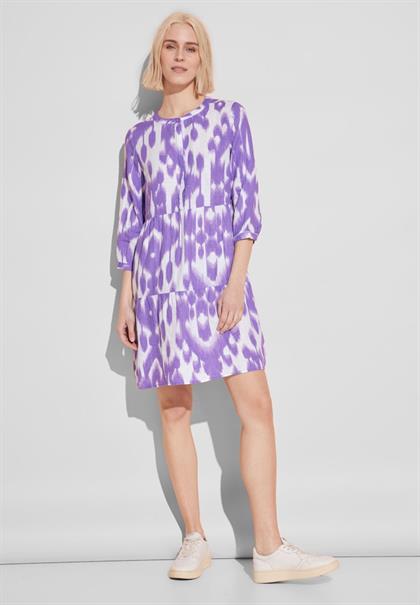 Leinen Kleid mit Print smell of lavender