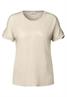 Leinen-Look Glitzer-Shirt pumice beige
