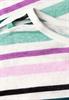 Leinen-Look Streifen-Shirt agave green