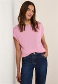Leinen-Look Strickpullover cherry blossom pink