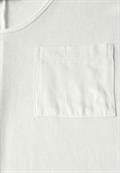 Leinen-Look T-Shirt off white