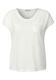 Leinen-Look T-Shirt off white