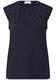 Leinen-Look Top mit Spitze dark void blue