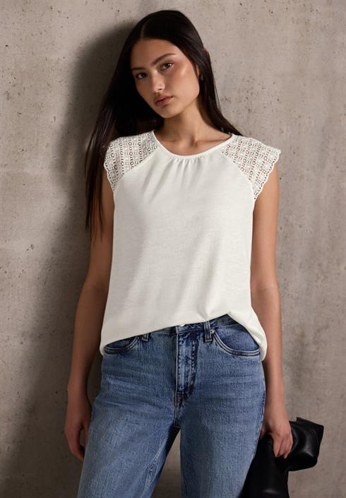 leinen-look-top-mit-spitze-off-white