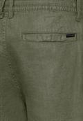 Leinen Shorts herbal green