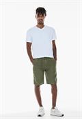 Leinen Shorts herbal green