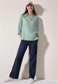 Leinenbluse ice sage green