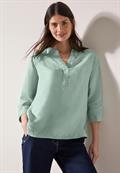 Leinenbluse ice sage green