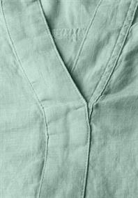 Leinenbluse ice sage green