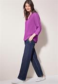 Leinenbluse magenta lacquer