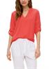 Leinenbluse mit 3/4 Arm orange