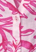 Leinenbluse mit Print bloomy pink