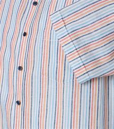 Leinenhemd Kurzarm türkis