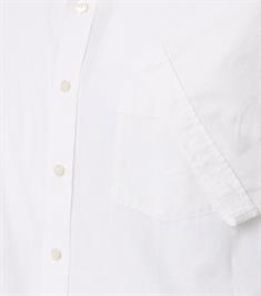 Leinenhemd Kurzarm weiß