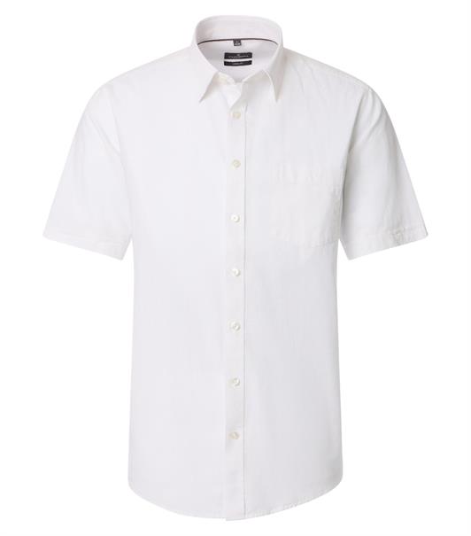 Leinenhemd Kurzarm weiß