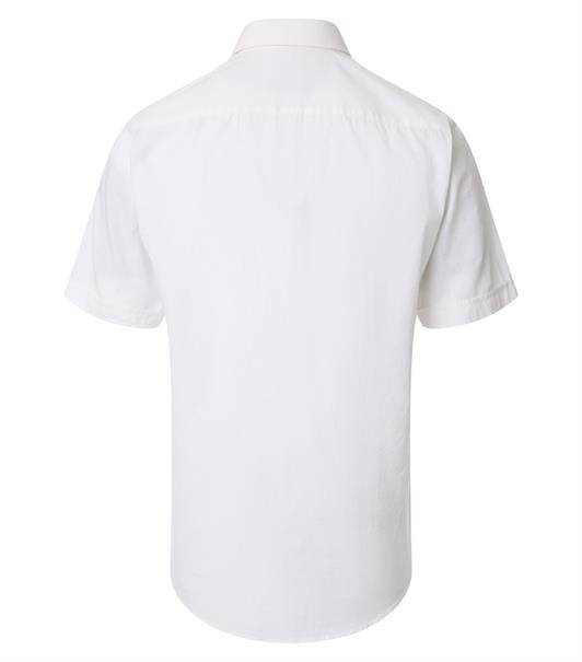 Leinenhemd Kurzarm weiß