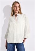 Leinenhemdbluse off white