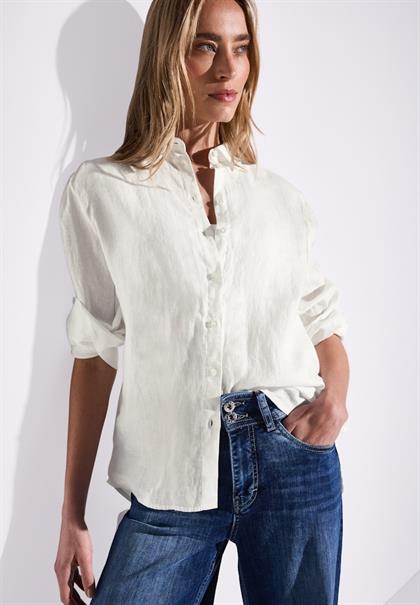 Leinenhemdbluse off white
