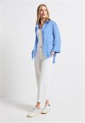 Leinenhemdbluse serenity blue