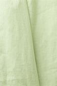 Leinenhose mit Gürtel und weitem Bein light green