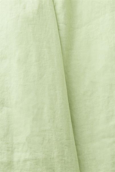 Leinenhose mit Gürtel und weitem Bein light green