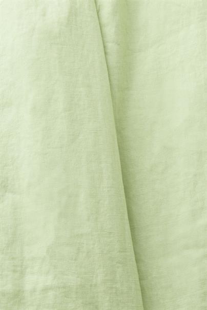 Leinenhose mit Gürtel und weitem Bein light green