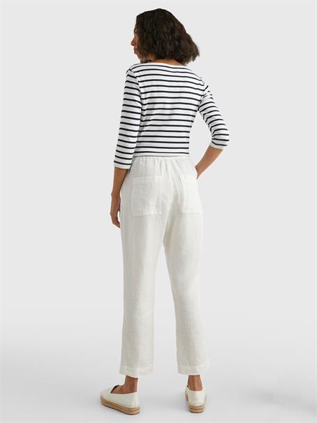 Leinenhose white