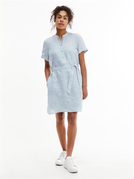 Leinenkleid breezy blue