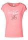 Leinenlook Partprint Shirt strong berry shake