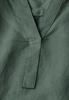 Leinenmix-Bluse in Unifarbe garden green