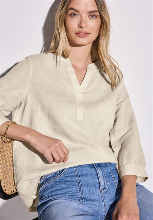 leinenmix-bluse-in-unifarbe-moonstone-sand