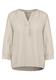 Leinenmix-Bluse in Unifarbe moonstone sand