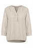 Leinenmix-Bluse in Unifarbe moonstone sand